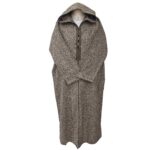 Superthkwrmwl 700rg Moroccan Super Thick Warm Cashmere Wool Blend Brown Hooded Thobe Djellaba(7)