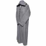 Supsaed 017 Super Soft High Quality Cashmere Wool Blend Grey Moroccan Thobe Jubba Djellaba (5)