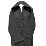 Swcshwl Msl046 Moroccan Winter Cashmere Wool Blend Grey Hooded Jubba Thobe Djellaba Msl046 (1)