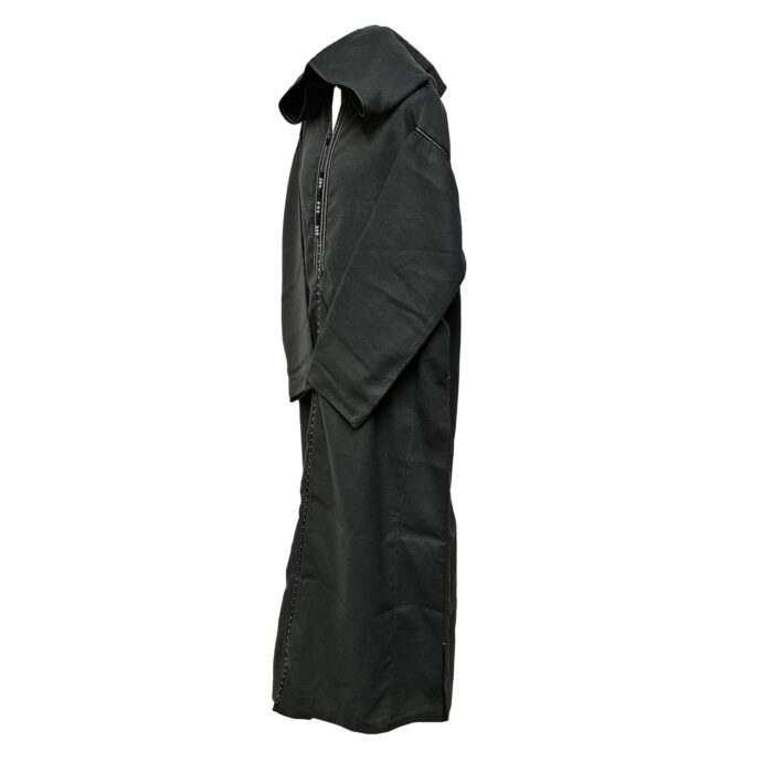 Swcshwl Msl046 Moroccan Winter Cashmere Wool Blend Grey Hooded Jubba Thobe Djellaba Msl046 (2)