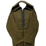 Swcshwl Msl048 Moroccan Winter Cashmere Wool Blend Olive Green Hooded Jubba Thobe Djellaba(1)