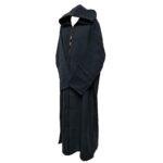 Swcshwl Msl049 Moroccan Winter Cashmere Wool Blend Grey Hooded Jubba Thobe Djellaba Msl049 1pc (3)