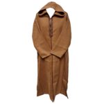 Swcshwl Msl057 Moroccan Winter Cashmere Wool Blend Brown Hooded Jubba Thobe Djellaba Msl057 (1)