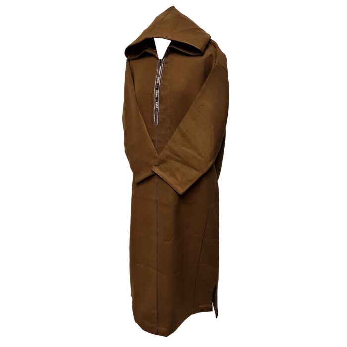 Swcshwl Msl073 Super Warm Brown Moroccan Winter Cashmere Wool Blend Hooded Thobe Djellaba (3)