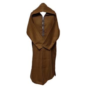 Swcshwl Msl075 Super Warm Brown Moroccan Winter Cashmere Wool Blend Hooded Thobe Djellaba (5)