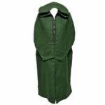 Swcshwl Msl093 Moroccan Winter Cashmere Wool Blend Green Hooded Jubba Thobe Djellaba