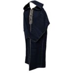 Swcshwl Msl100 Moroccan Winter Cashmere Wool Blend Blue Hooded Jubba Thobe Djellaba (7)