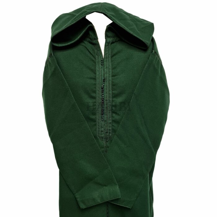 Swcshwl006 Green Mens Moroccan Cashmere Wool Thobe Jubba Djelleba 180939