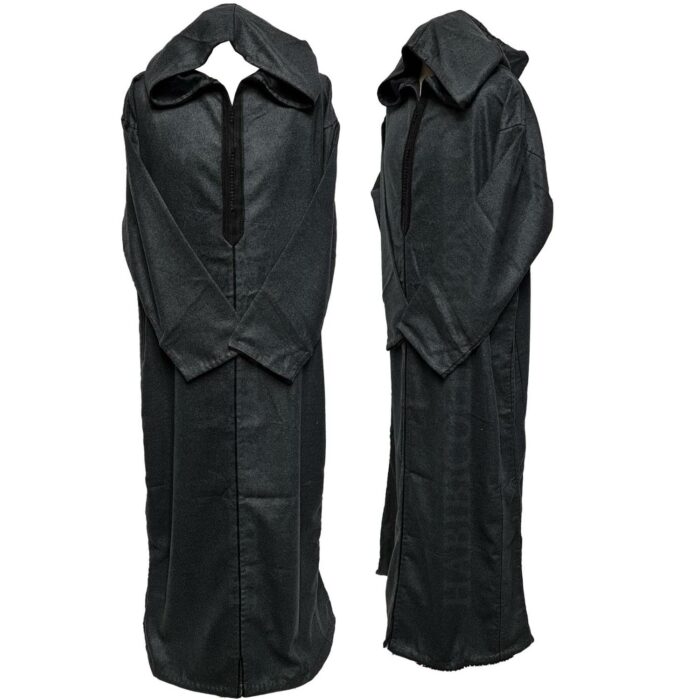 Swcshwl021 Oversized Grey Winter Cashmere Wool Blend Hooded Long Sleeves Thobe Djelleba Habibi Collections 162011 Design2