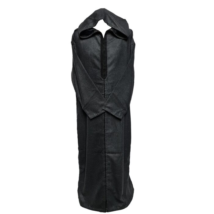 Swcshwl021 Oversized Grey Winter Cashmere Wool Blend Hooded Long Sleeves Thobe Djelleba Habibi Collections 162012 Design2