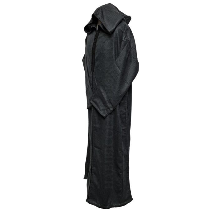 Swcshwl021 Oversized Grey Winter Cashmere Wool Blend Hooded Long Sleeves Thobe Djelleba Habibi Collections 162022