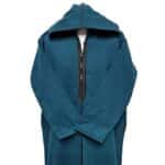 Swcshwlwpc Teal Super Warm Teal Moroccan Winter Cashmere Wool Blend Hooded Thobe Djellaba (7)