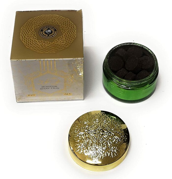 Shay Oud 80g Ard Zafaraan Bakhoor Incense Home Fragrance Habibi Collections 1