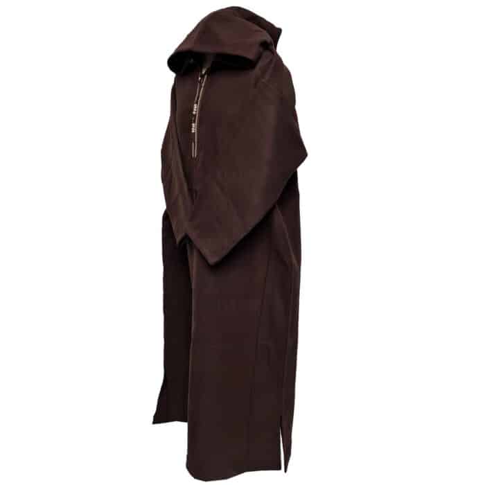 Super Warm Moroccan Cashmere Wool Blend Brown Hooded Thobe Jubba Djellaba (17)