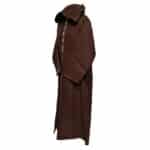 Super Warm Moroccan Cashmere Wool Blend Brown Hooded Thobe Jubba Djellaba (17)