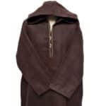 Super Warm Moroccan Cashmere Wool Blend Brown Hooded Thobe Jubba Djellaba (19)