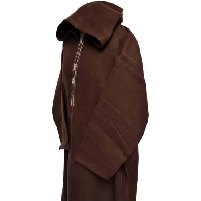 Super Warm Moroccan Cashmere Wool Blend Brown Hooded Thobe Jubba Djellaba (20)