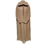 Super Warm Moroccan Winter Cashmere Wool Blend Beige Hooded Thobe Jubba Djellaba (18)