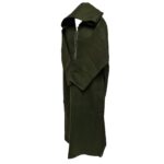 Super Warm Olive Green Moroccan Winter Cashmere Wool Blend Hooded Thobe Djellaba (12)