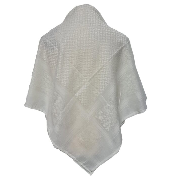 Unisex Big Size Cream Arab Head Scarf Wrap Arafat Keffiyeh Yashmagh