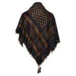 Unisex Black Brown Arab Head Scarf Wrap Arafat Keffiyeh Yashmagh (1)