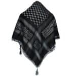 Unisex Black Grey Arab Head Scarf Wrap Arafat Keffiyeh Yashmagh (2)