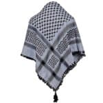 Unisex Grey Arab Head Scarf Wrap Arafat Keffiyeh Yashmagh (6)