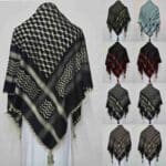 Unisex Many Colours Gren Grey Black Arab Head Scarf Wrap Arafat Keffiyeh Yashmagh