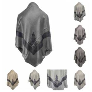 Unisex Premium Arab Head Scarf Yemeni Wrap Kashmiri Shawl Keffiyeh Yashmagh