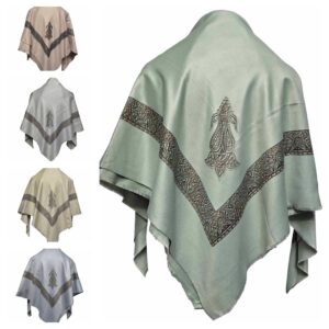Unisex Premium Arab Head Scarf Yemeni Wrap Kashmiri Shawl Keffiyeh Yashmagh
