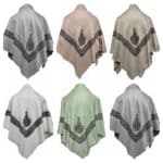 Unisex Premium Arab Head Scarf Yemeni Wrap Kashmiri Shawl Keffiyeh Yashmagh
