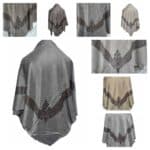 Unisex Premium Arab Head Scarf Yemeni Wrap Kashmiri Shawl Keffiyeh Yashmagh Ymenshwl 0036n17