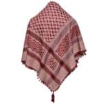 Unisex Red Arab Head Scarf Wrap Arafat Keffiyeh Yashmagh (5)