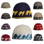Unisex Winter Multicoloured Beanie Moroccan100% Hand Knitted Wool Hats