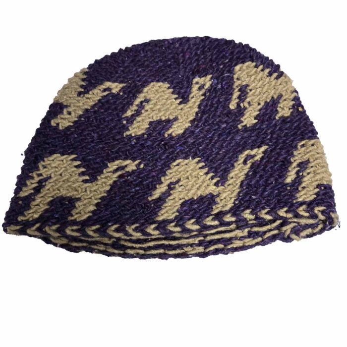Unisex Winter Multicoloured Beanie Moroccan100% Hand Knitted Wool Hats (4)