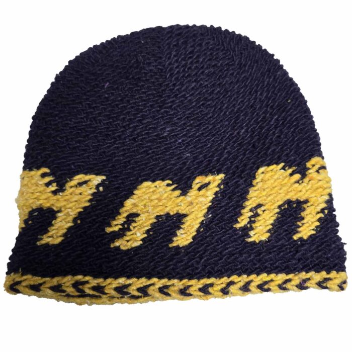 Unisex Winter Multicoloured Beanie Moroccan100% Hand Knitted Wool Hats (9)