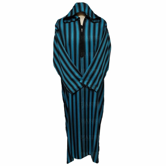 Vsml Hood 001 Mens Moroccan Long Sleeve Stripe Jubba Thobe0424 163939