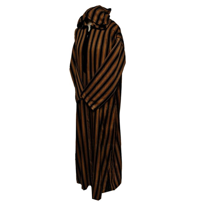 Vsml Hood 003 Mens Moroccan Long Sleeve Stripe Jubba Thobe0424 163727