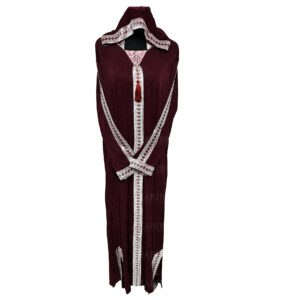 Whdj 003 Maroon Women Hooded Djelleba0612 195653