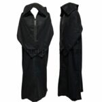 Wlhdblk 012 Black Mens Moroccan Wool Blend Thobe Jubba Djelleba (3)