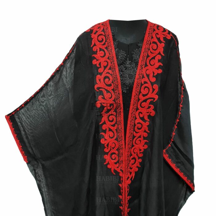 Wmnbsht 005 Women's 3 Quarter Sleeve Arabian Bisht Cloak Arab Dress Thobe Islam Robe Eid 0528 175752