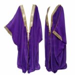 Wmnbsht 020 Women's 3 Quarter Sleeve Arabian Bisht Cloak Arab Dress Thobe Islam Robe Eid 05 30t005202.101