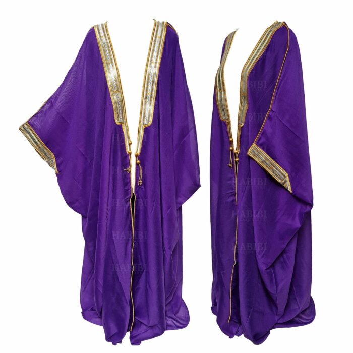 Wmnbsht 020 Women's 3 Quarter Sleeve Arabian Bisht Cloak Arab Dress Thobe Islam Robe Eid 05 30t005202.101