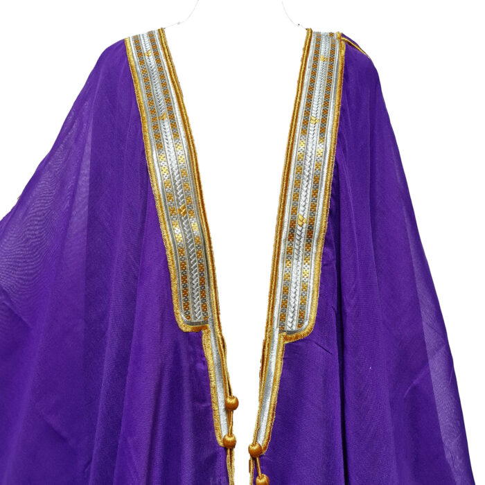 Wmnbsht 020 Women's 3 Quarter Sleeve Arabian Bisht Cloak Arab Dress Thobe Islam Robe Eid 0528 202945