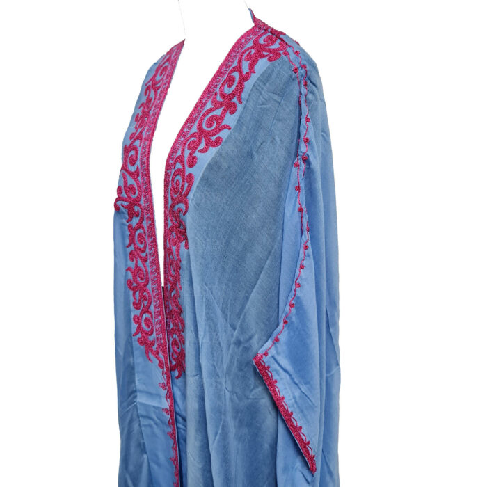 Wmnbsht 028 Women's 3 Quarter Sleeve Arabian Bisht Cloak Arab Dress Thobe Islam Robe Eid 0528 200803