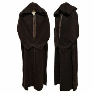 Woolblnd 004 Brown Men Moroccan Thick Winter Cashmere Wool Hooded Long Sleeves Thobe Djelleba (23)