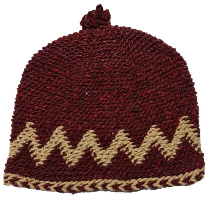 Woolht 0565 Unisex Moroccan Hand Knitted Wool Hats 100% Hand Knitted Wool.made In Morocco (2)