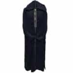 Woolnorml 0040c Moroccan Navy Blue Winter Wool Blend Hooded Long Sleeves Thobe Djellaba (5)