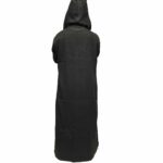 Woolnorml 20026 Moroccan Winter Wool Blend Olive Green Long Sleeve Hooded Thobe Djellaba(9)