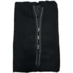 Woolnorml 6227 Moroccan Black Winter Wool Blend Hooded Long Sleeves Thobe Jubba Djellaba